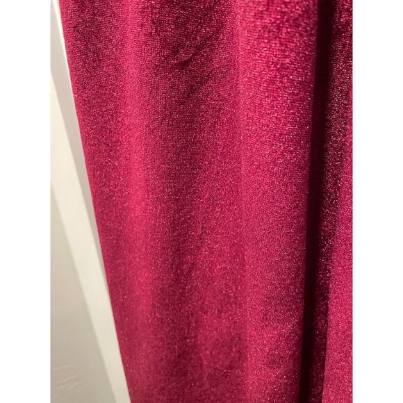 Hooded Velvet Cloak Cape 2XL Long Renaissance Medieval Costume Cosplay Burgundy - Picture 3 of 6